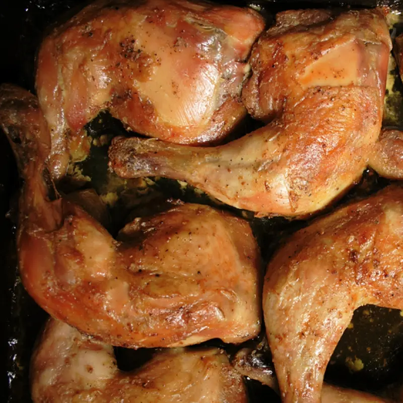 Barbecued Chicken Legs