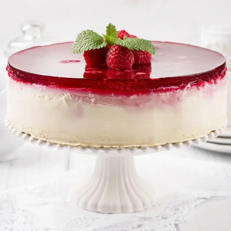 Cheesecake With Jelly Glaze