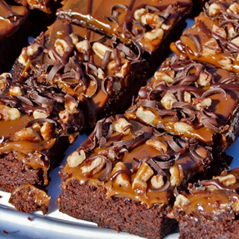Chocolate Caramel Brownies