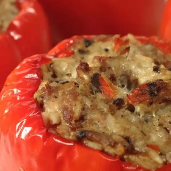 Beef Stuffed Bell Peppers