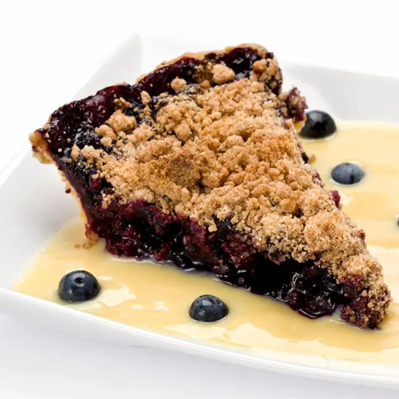 Blueberry Crumble Pie