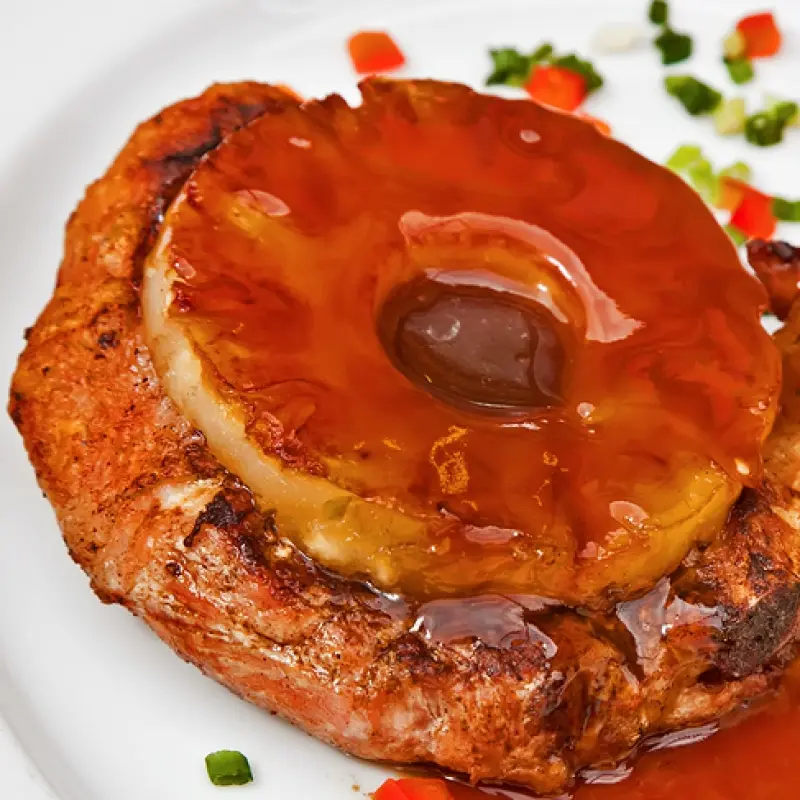 Grilled Pork Chops with Pineapple