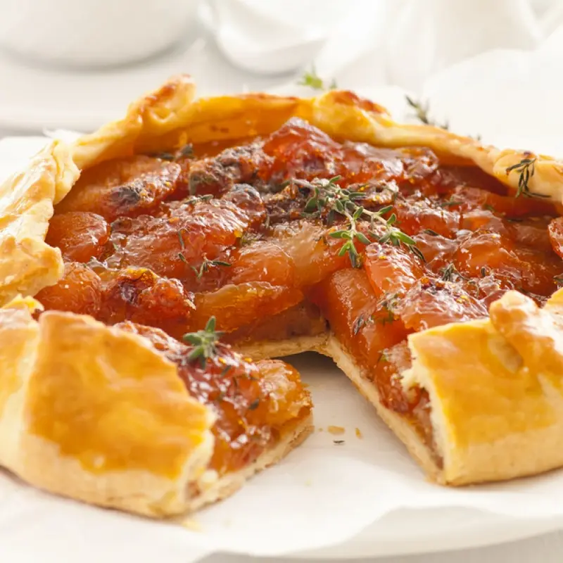 Rustic Apricot Tart
