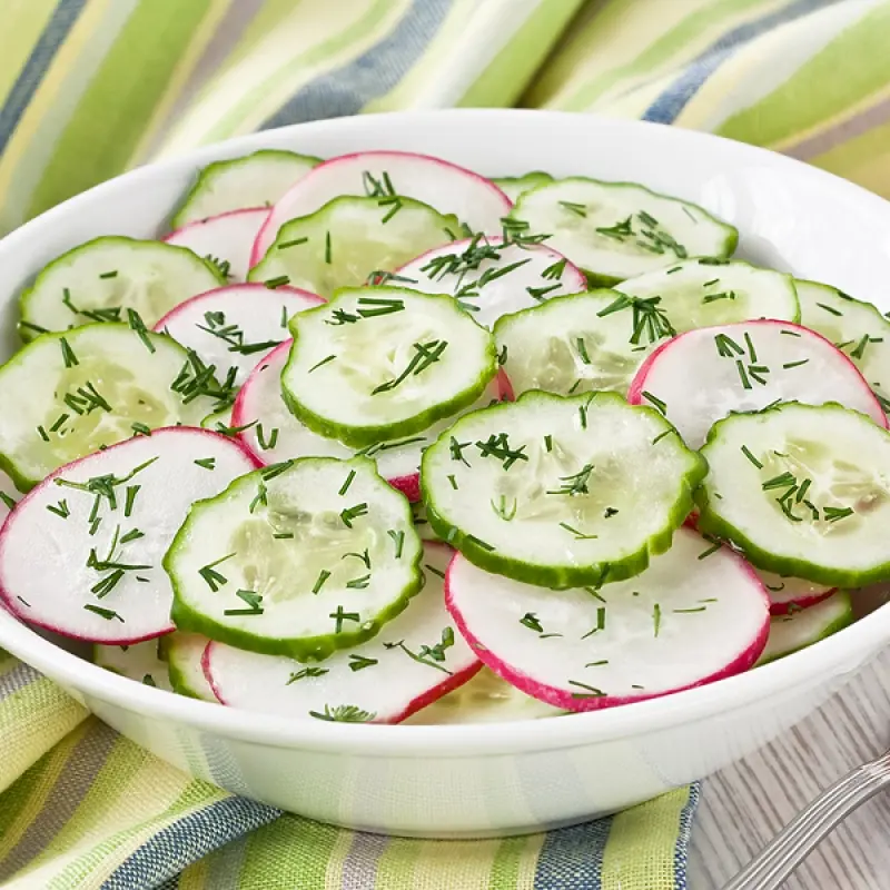 Cucumber Radish Salad