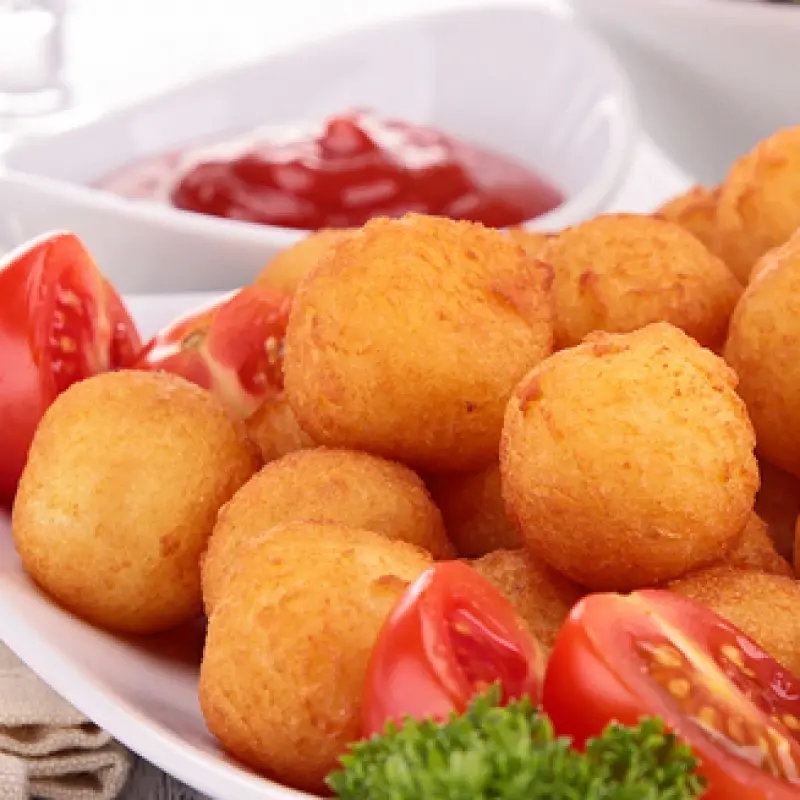 Deep Fried Potato Balls