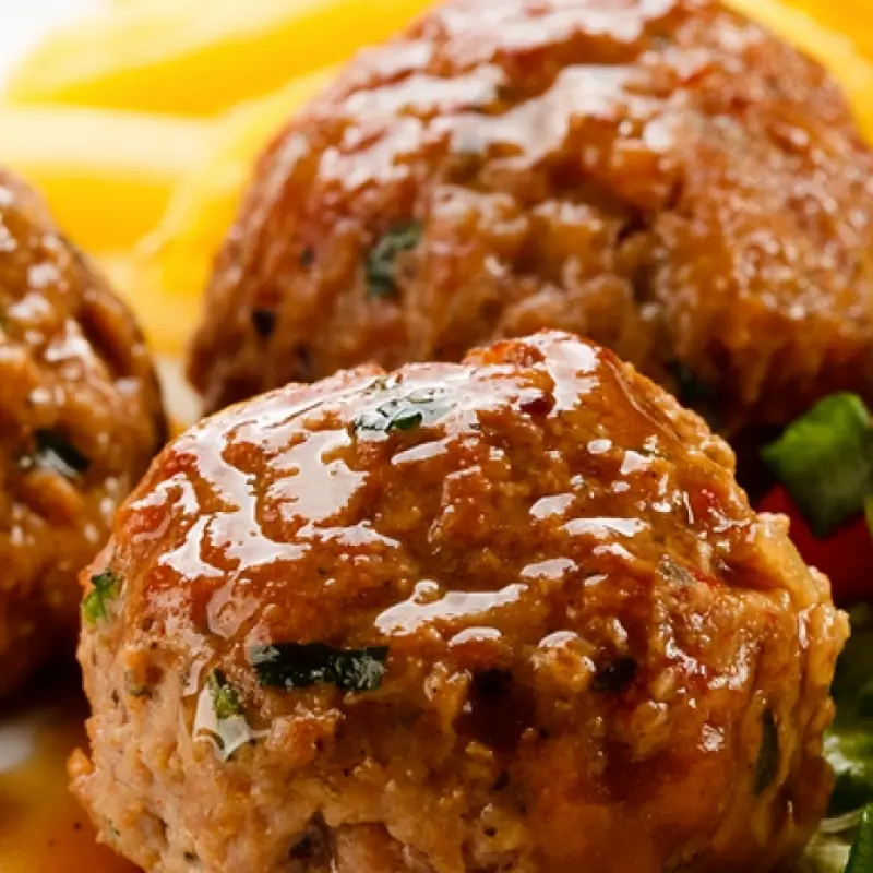 Baked Chicken Meatballs