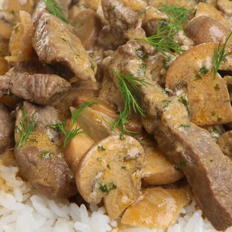 Easy Beef Stroganoff