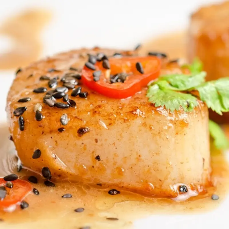 Pan Fried Scallops