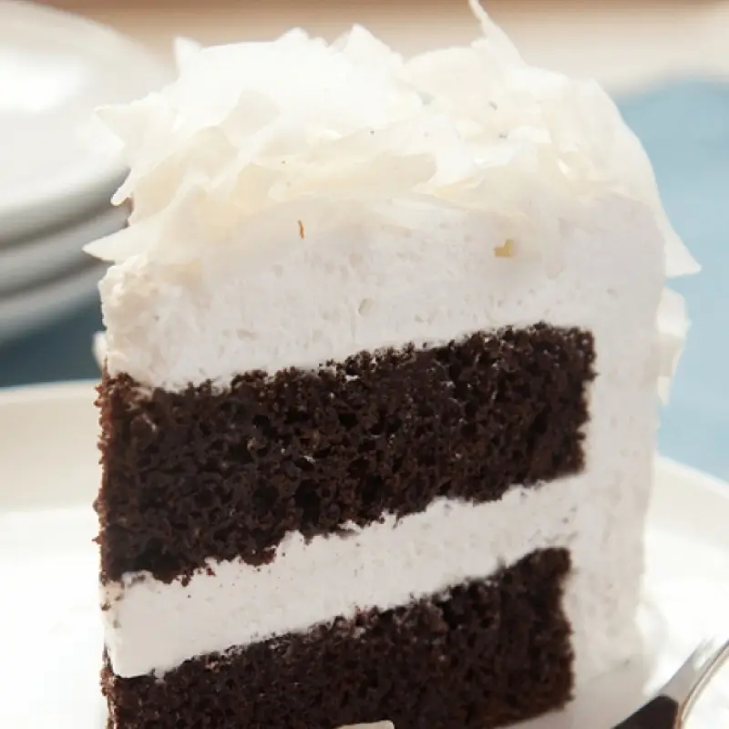 Chocolate Cake And Marshmallow Frosting