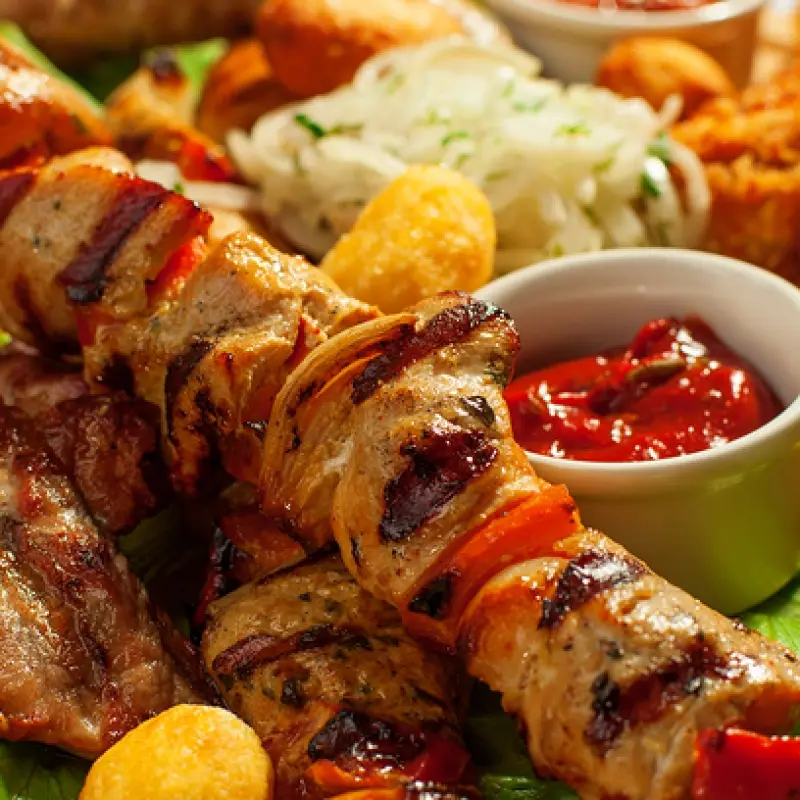 Grilled Chicken Skewers