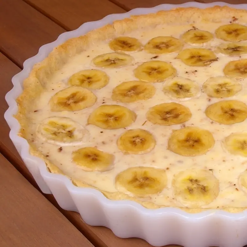 Banana Custard Tart
