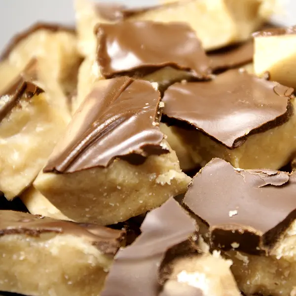Creamy Vanilla Fudge with Chocolate Ganache