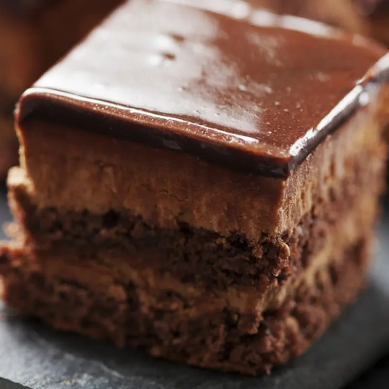 Layered Chocolate Mousse Cake