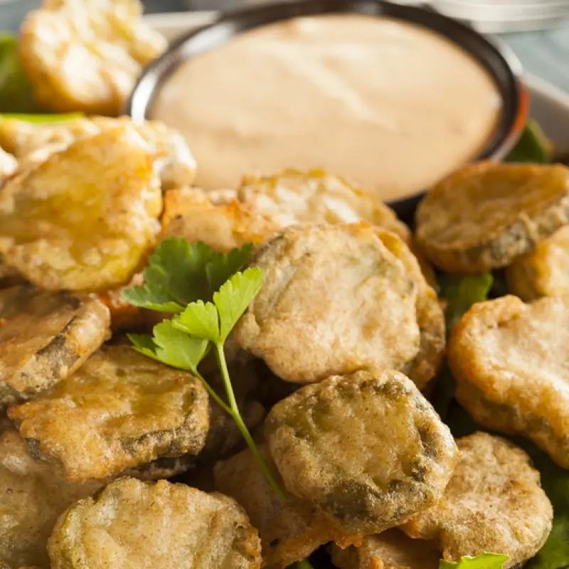 Deep Fried Pickle Chips