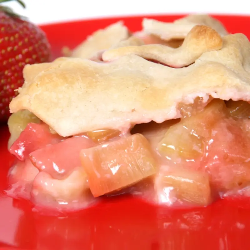 Rhubarb and Apple Pie