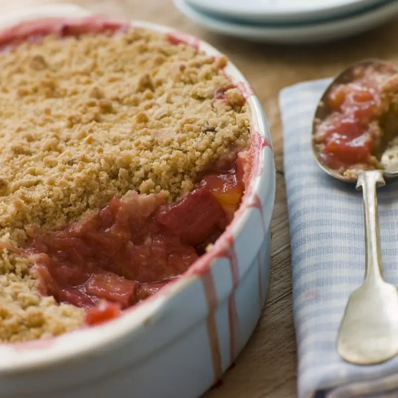 Rhubarb Crisp
