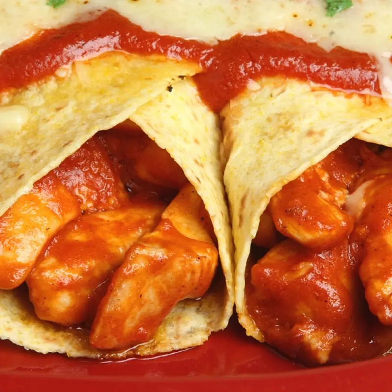 Tortilla Chicken Wraps
