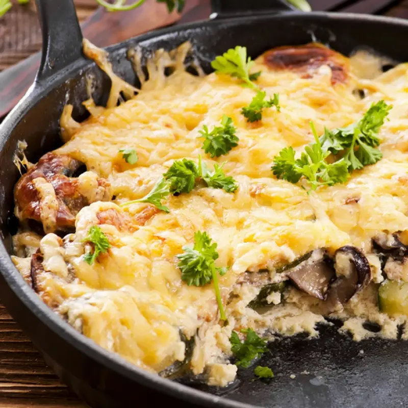 Baked Veggies With Cheese