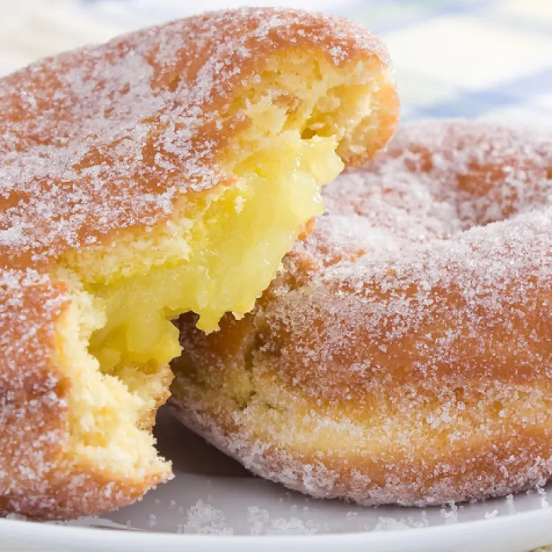 Lemon Filled Donuts