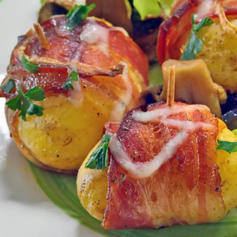 Bacon Wrapped Potatoes