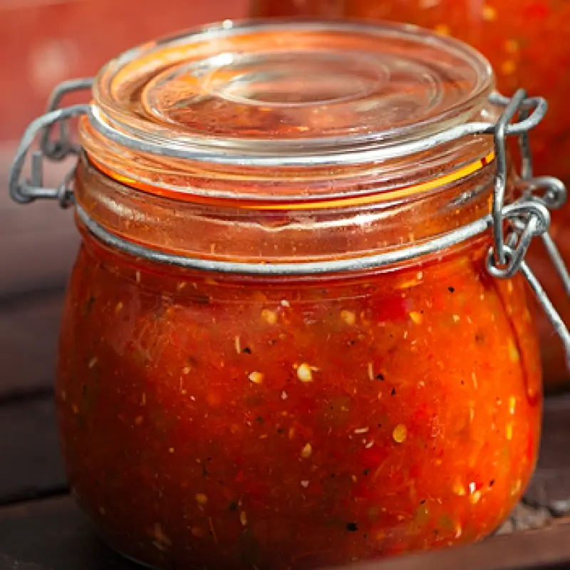 Homemade Salsa with Canned Tomatoes