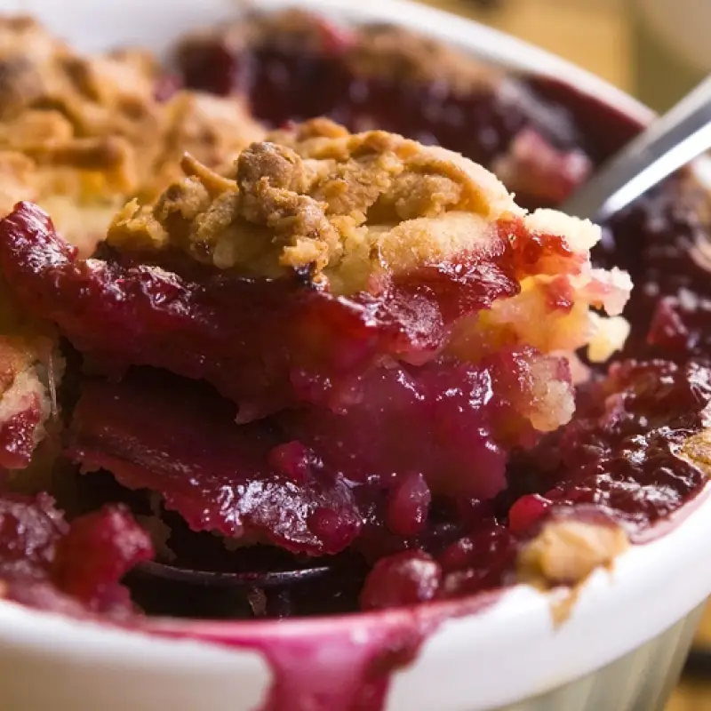 Plum Crumble