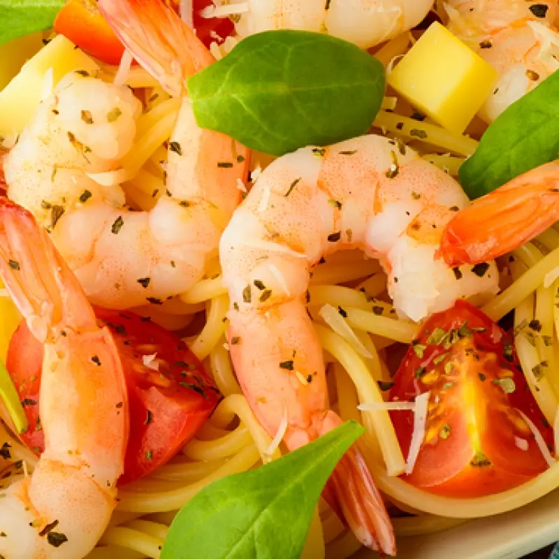 Shrimp And Spaghetti