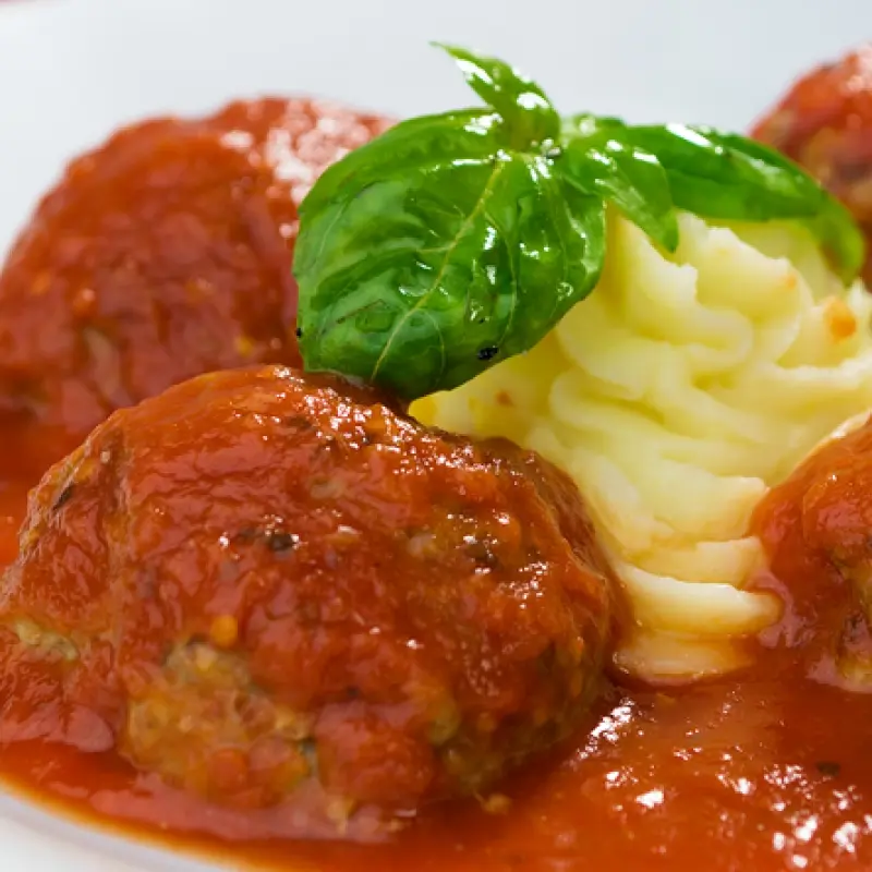 Meatballs and Mashed Potatoes