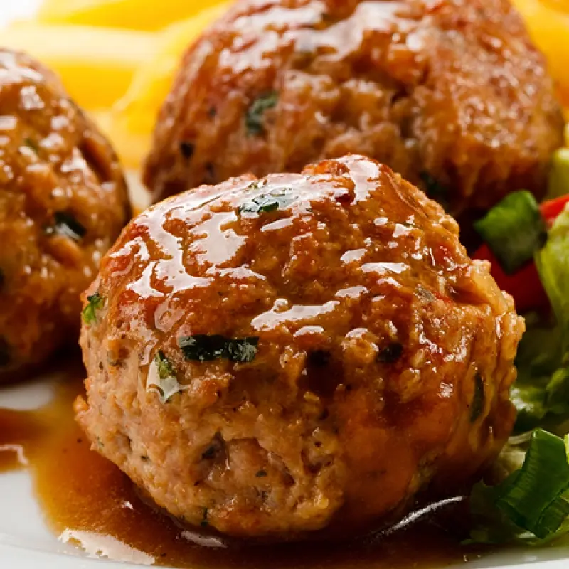 Oven Baked Turkey Meatballs