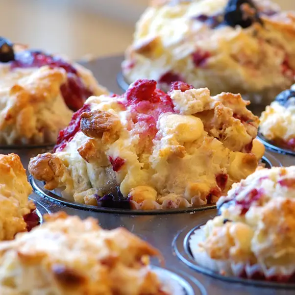 Blueberry Almond Muffins