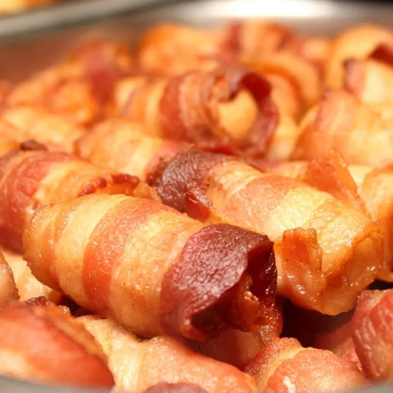 Sausages In Bacon
