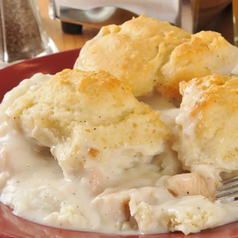 Creamy Chicken And Biscuits