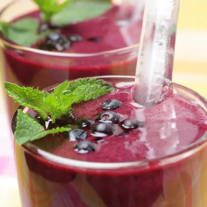 Creamy Blueberry Smoothie