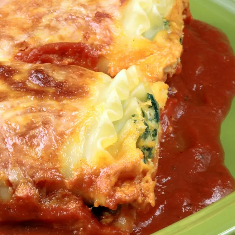 Spinach Lasagna Rolls