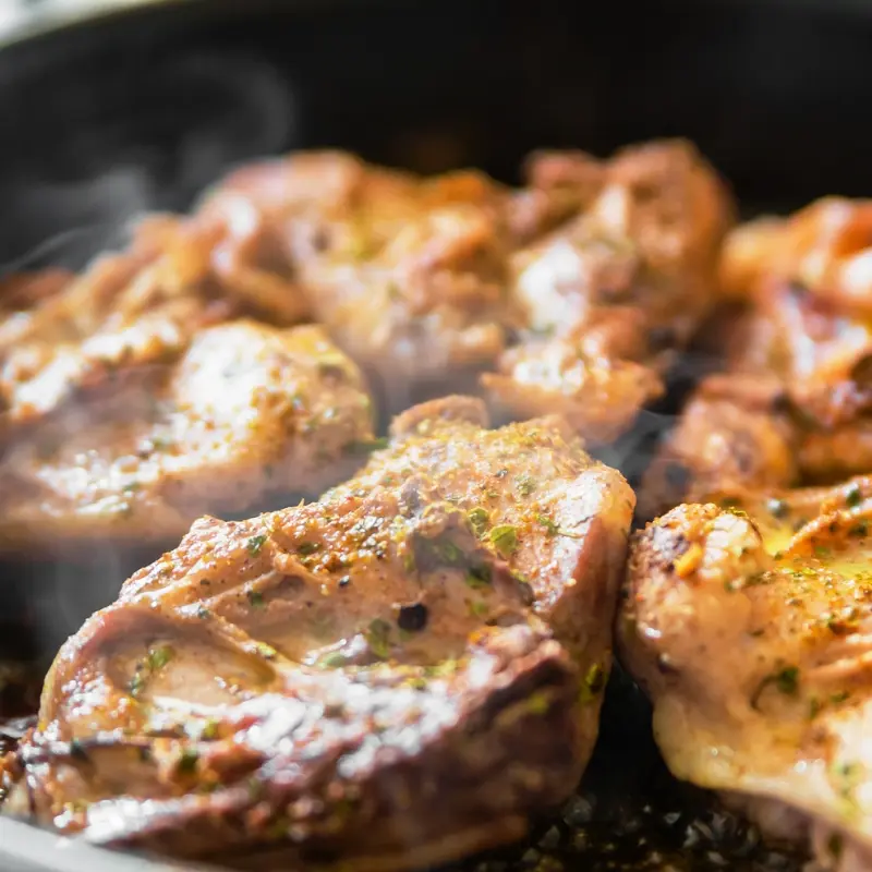 Baked Savory Chicken Thighs
