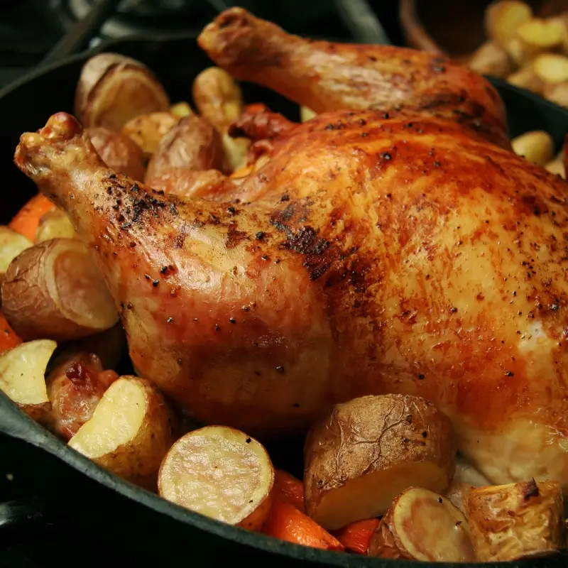 One Pot Herb Roasted Chicken Dinner