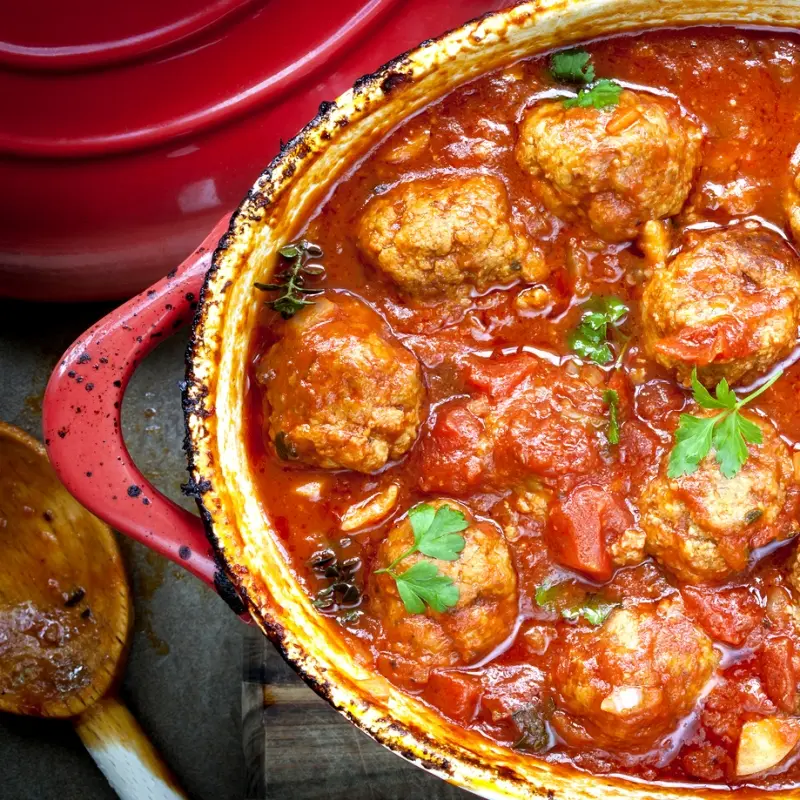 Pork Meatball Tomato Sauce