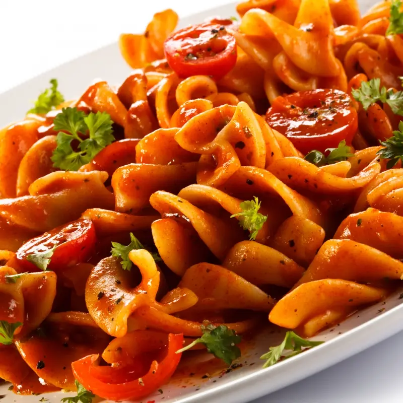 Rotini In Merlot Tomato Sauce