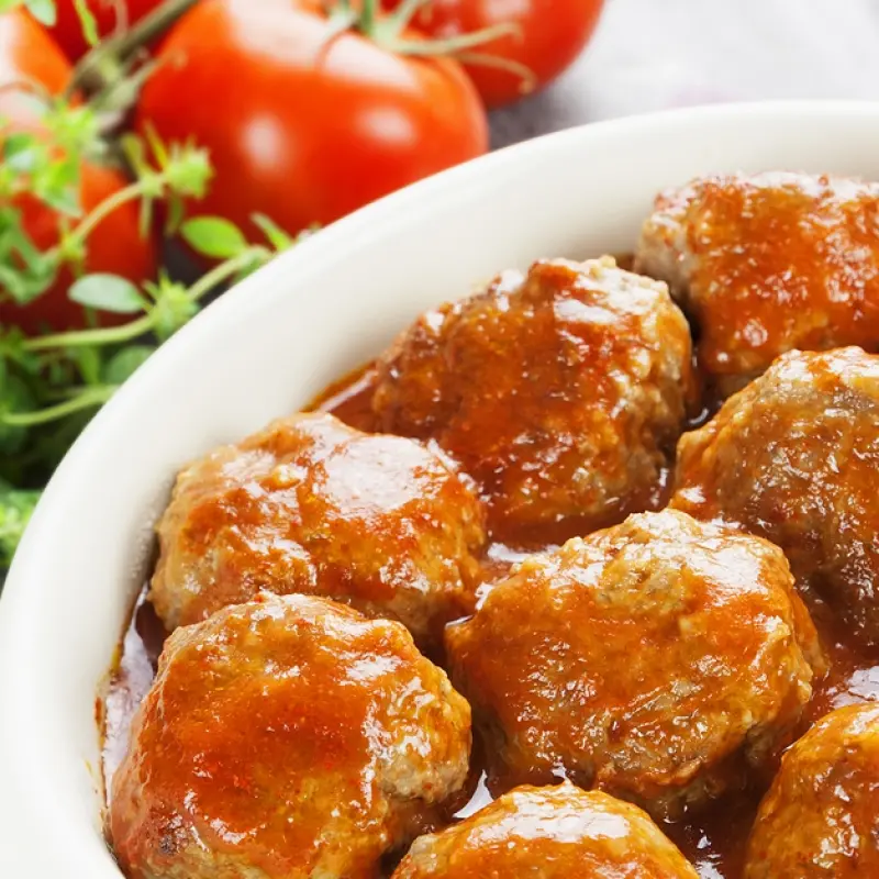Sweet and Sour Chicken Meatballs
