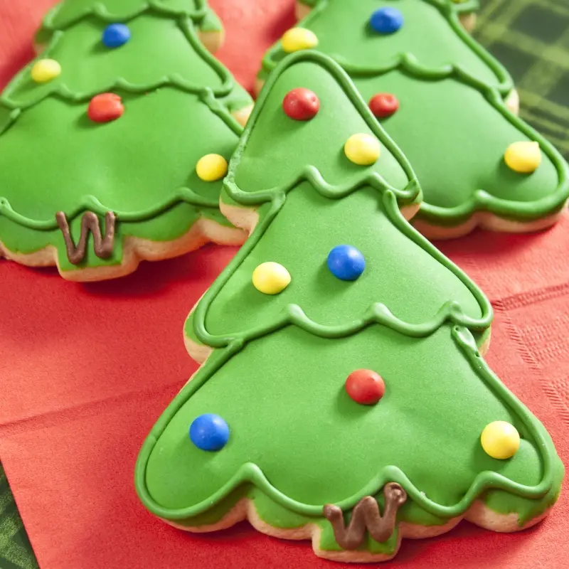 Christmas Tree Cookies