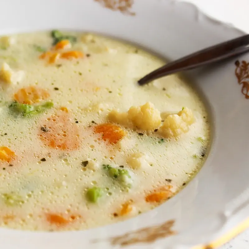 Creamy Cauliflower Carrot Soup