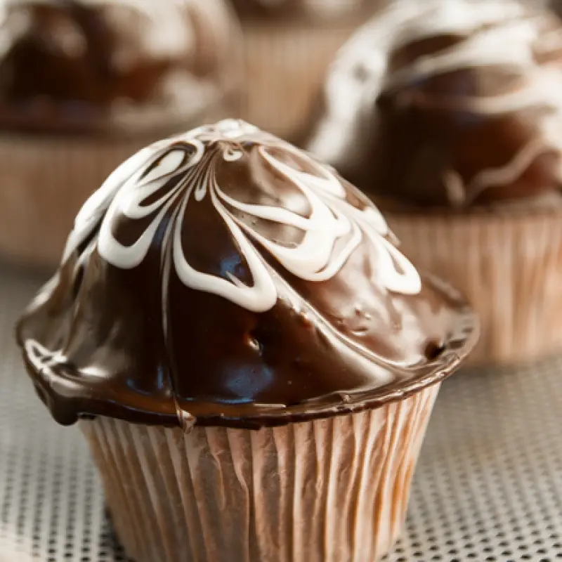 Chocolate Inside Outside Cupcake