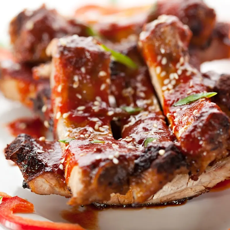 Sweet Honey Barbecue Ribs