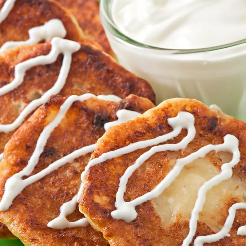 Fluffy Cottage Cheese Pancakes