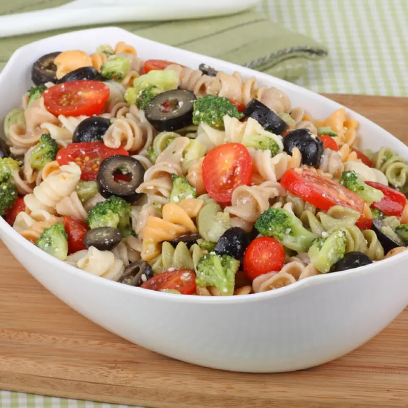 Rainbow Rotini Broccoli Salad