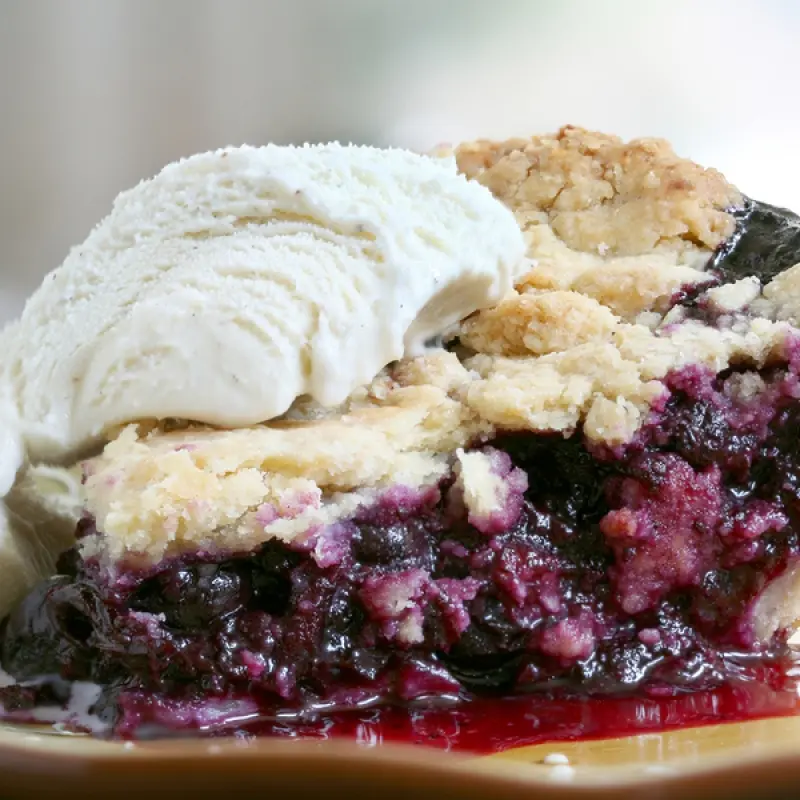 Fresh Blueberry Pie