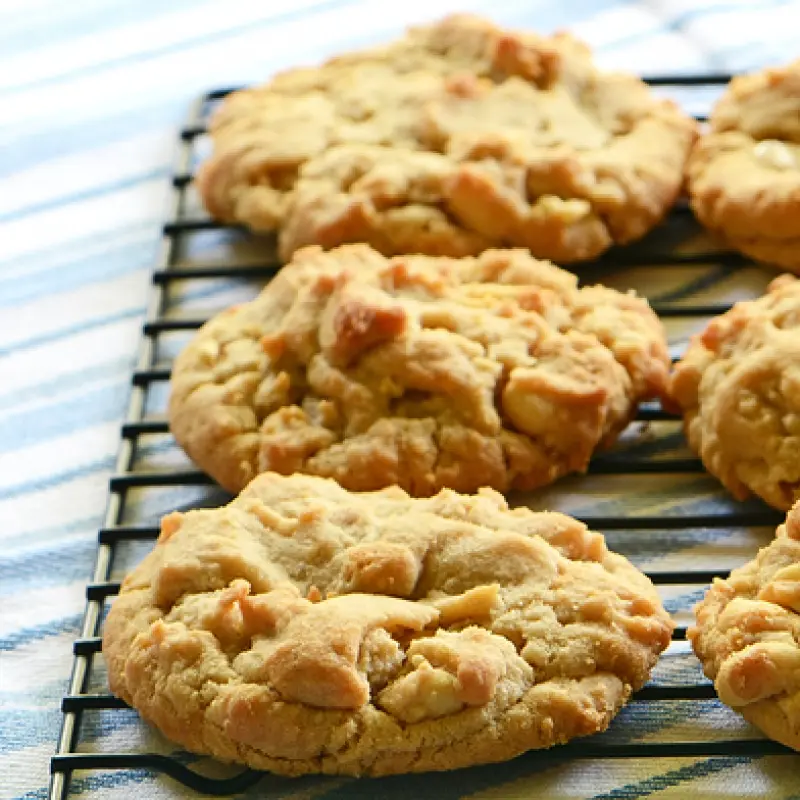 Peanut Butter Butterscotch Chip Cookies