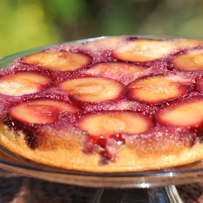 Plum Upside-Down Cake