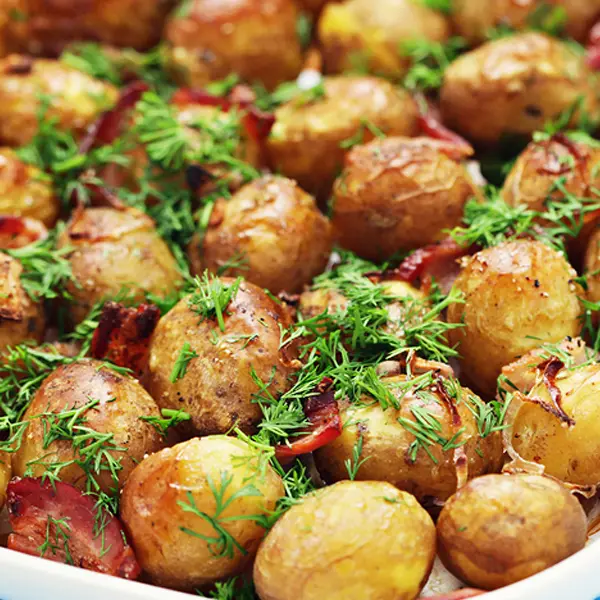 Baked Garlic Parmesan Potatoes