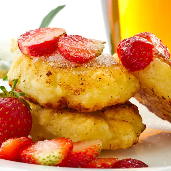 Fluffy Cottage Cheese Pancakes